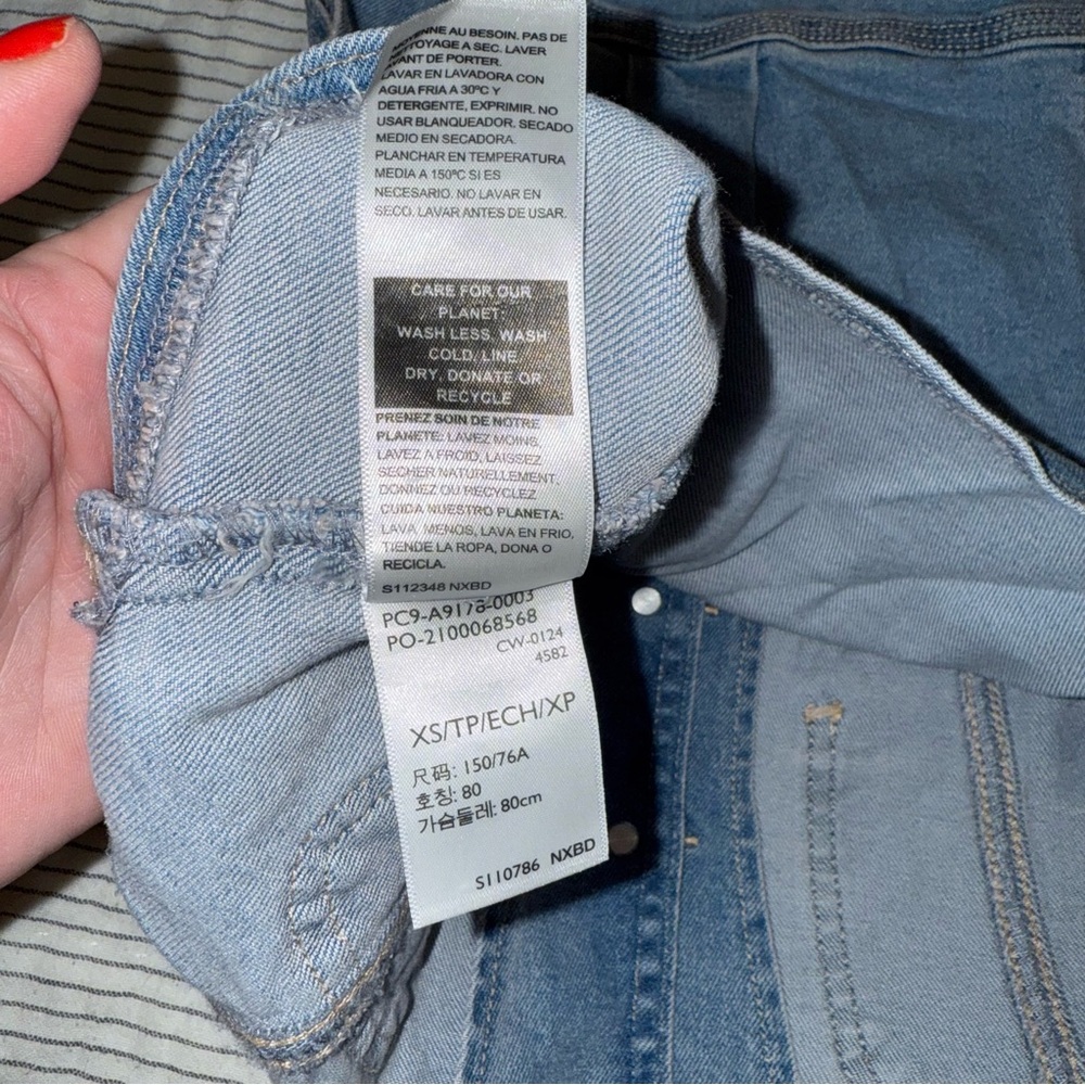 NWT Levi’s Denim Vest xsmall - Picture 6 of 6